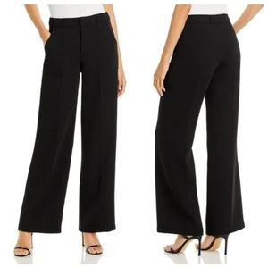 NEW Lucy Paris Diane Wide Leg Pants Black Office Dress Pants High Waisted Medium